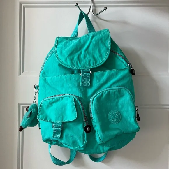 Kipling | Bags | Kipling Teal Blue Nylon Backpack | Poshmark display picture 1